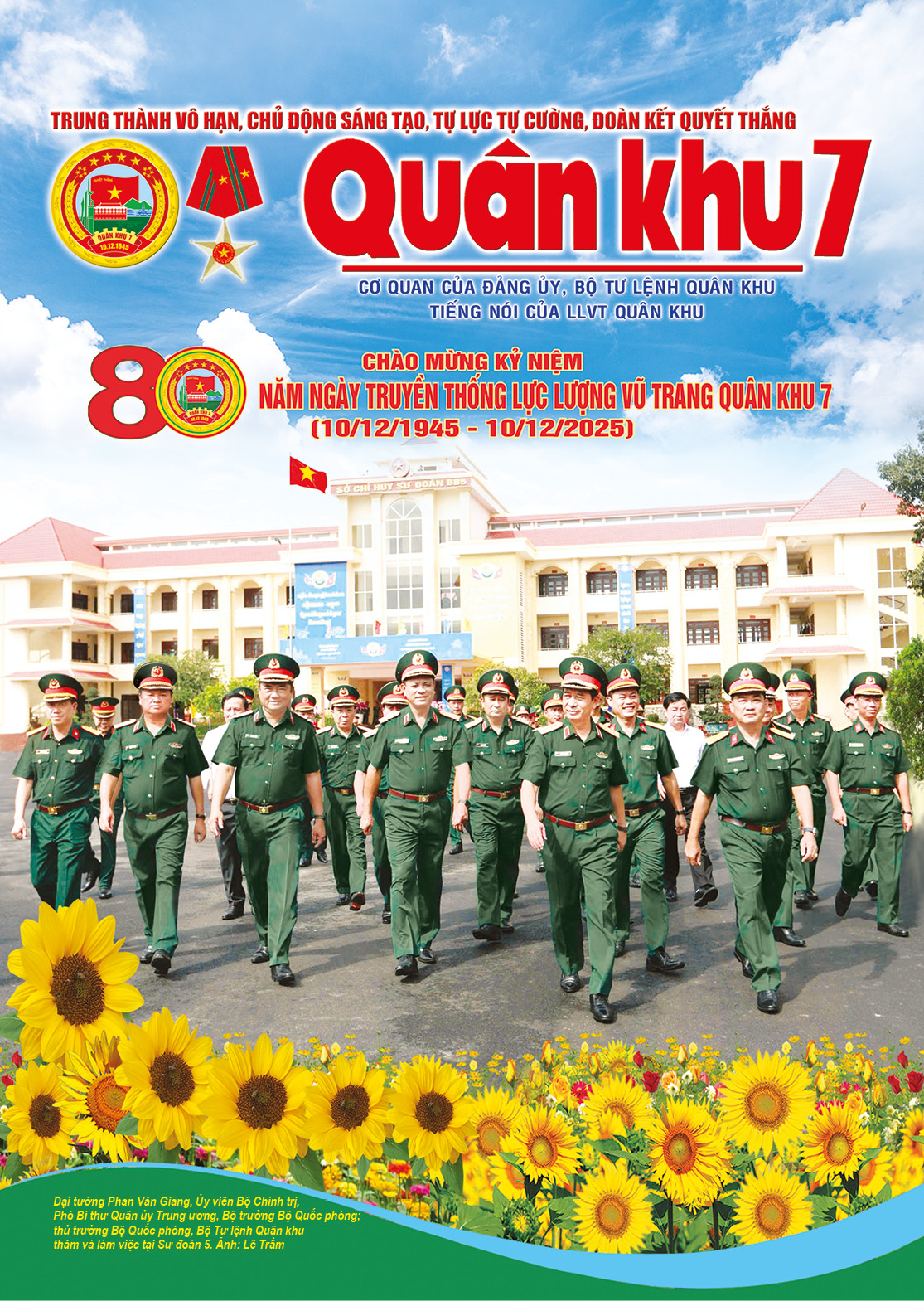 Báo Quân Khu 7 số 1004+1005+1006 ra ngày 05/12/2025