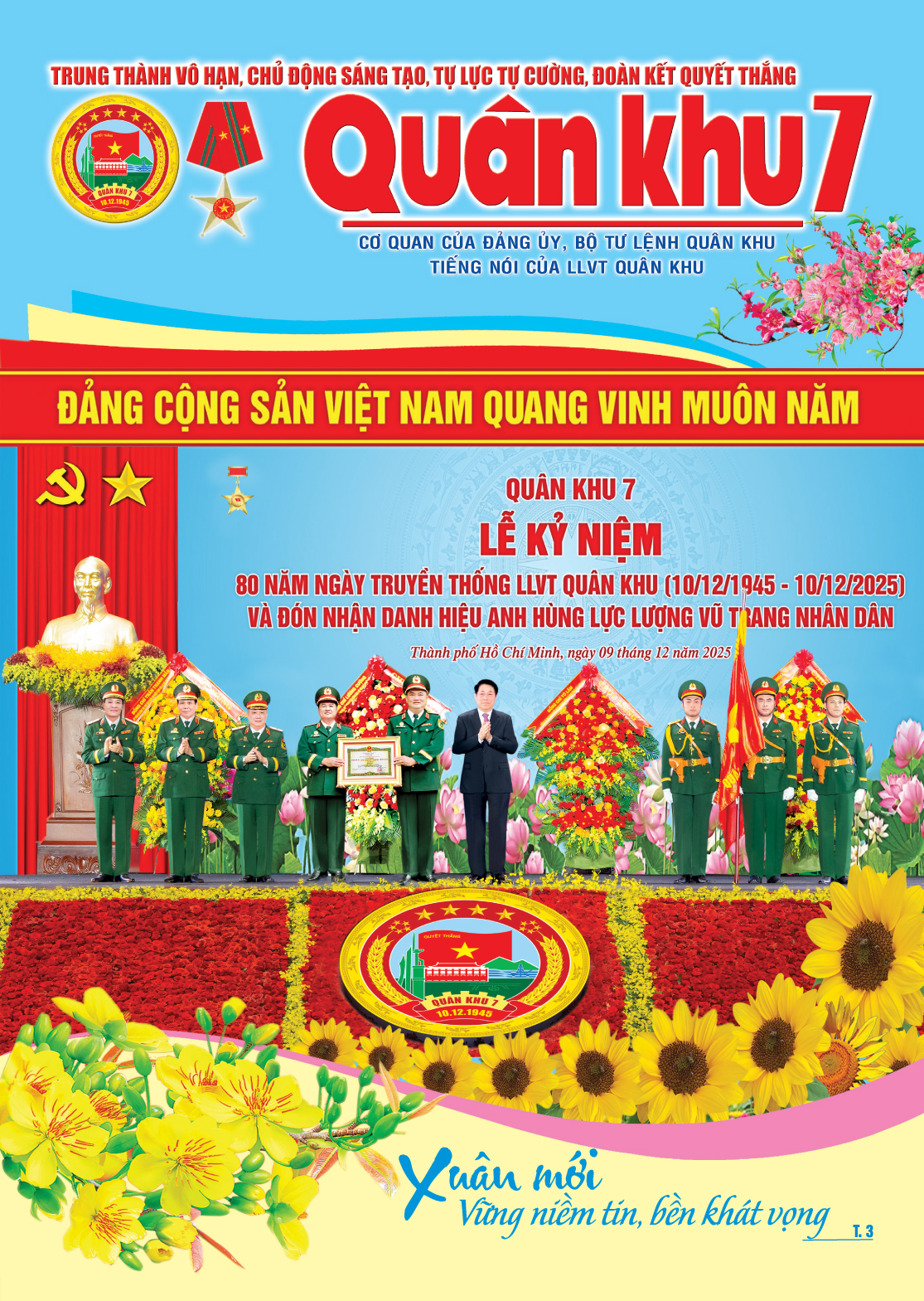 Báo Quân Khu 7 số 1011-1016 ra ngày 10/02/2026