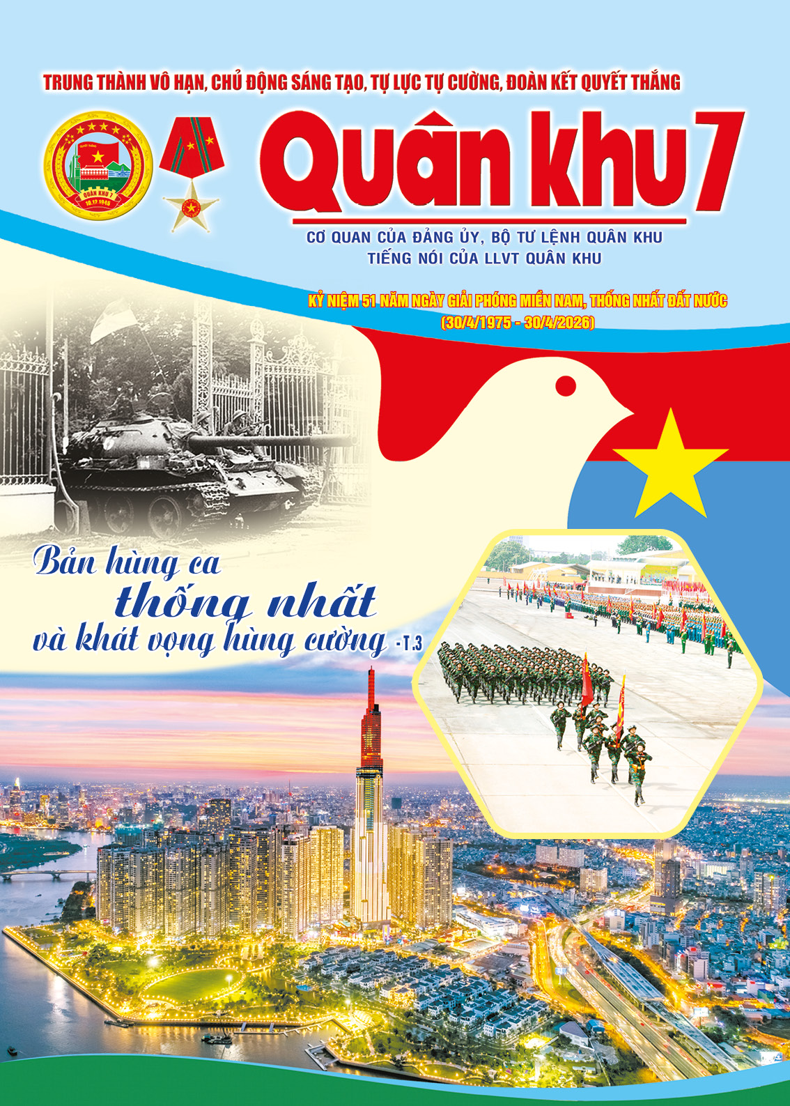 Báo Quân Khu 7 số 1025-1026 ra ngày 30/04/2026