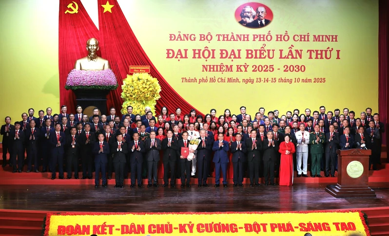 Tổng Bí thư Tô Lâm dự, chỉ đạo Đại hội đại biểu Đảng bộ Thành phố Hồ Chí Minh lần thứ I, nhiệm kỳ 2025-2030