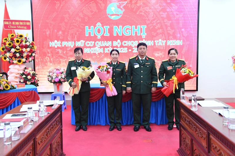 Hội nghị Hội Phụ nữ cơ quan Bộ CHQS tỉnh Tây Ninh nhiệm kỳ 2025-2030