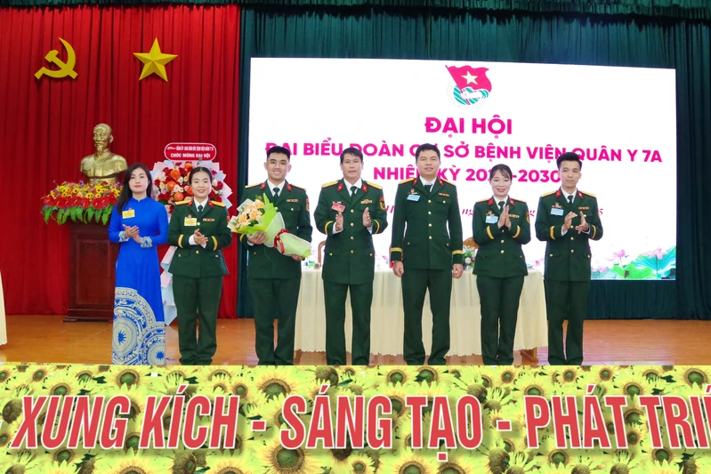 Đại hội đại biểu Đoàn cơ sở Bệnh viện Quân y 7A thành công tốt đẹp