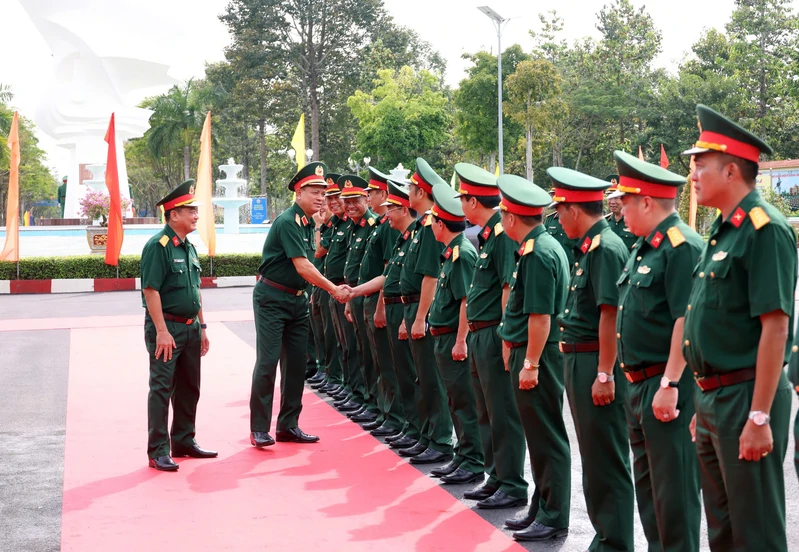 Thượng tướng Nguyễn Trường Thắng, Thứ trưởng Bộ Quốc phòng kiểm tra công tác chuẩn bị Giao lưu hữu nghị quốc phòng biên giới Việt Nam – Campuchia