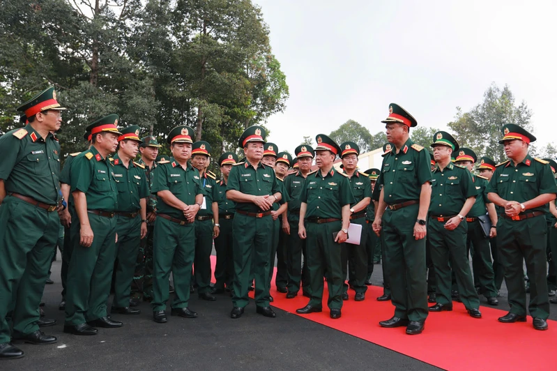 Bộ Quốc phòng tổng duyệt chương trình Giao lưu hữu nghị Quốc phòng biên giới Việt Nam-Campuchia lần thứ 2