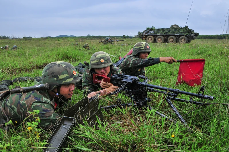Trung đoàn Gia Định hoàn thành tốt diễn tập “Tiểu đoàn bộ binh vận động tiến công”
