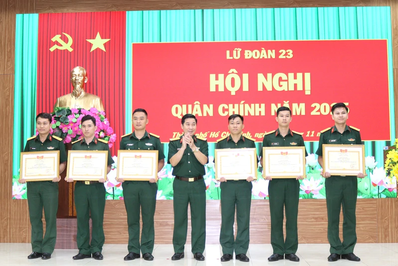 Lữ đoàn 23 tổ chức Hội nghị Quân chính năm 2025