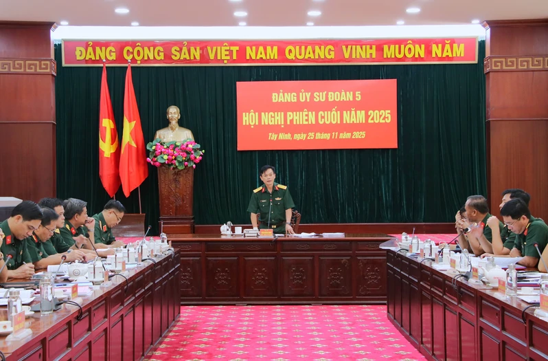 Đảng uỷ Sư đoàn 5 ra nghị quyết lãnh đạo thực hiện nhiệm vụ năm 2026
