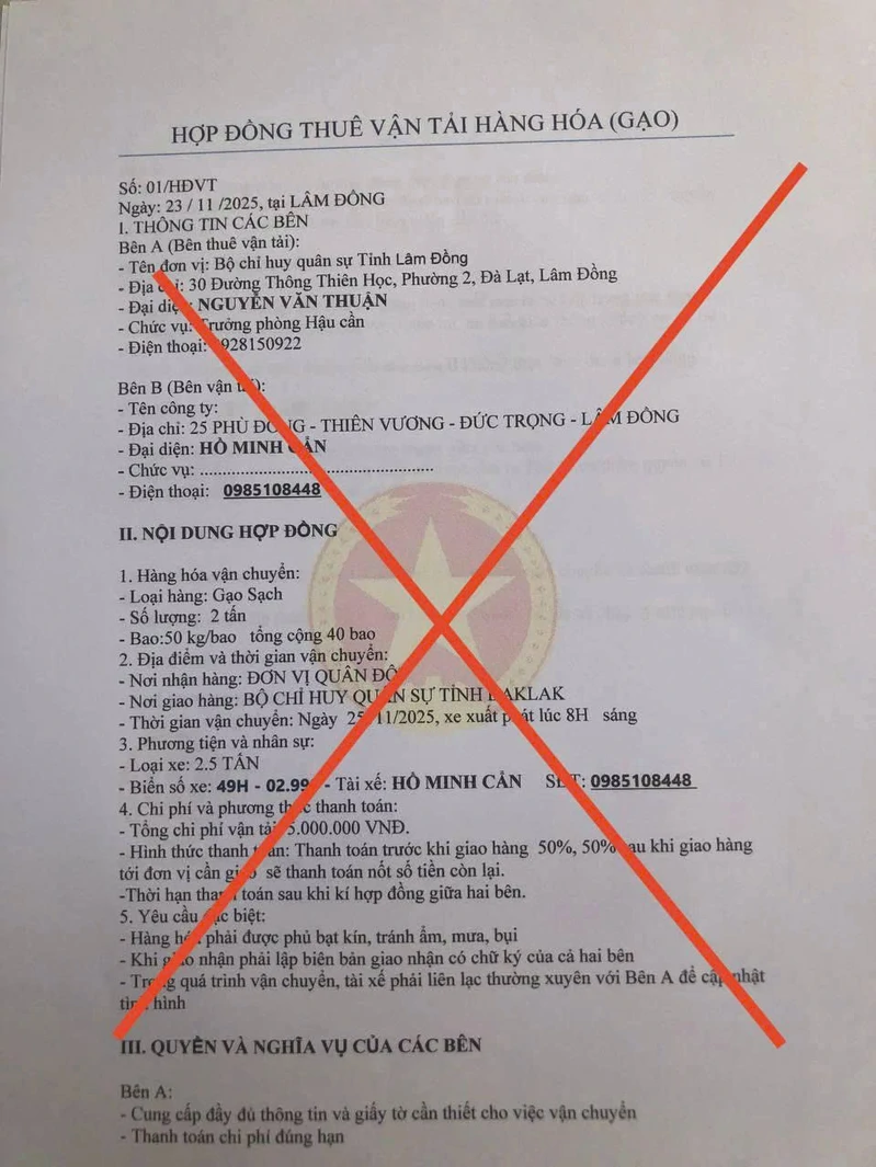 Cảnh giác trước thủ đoạn giả mạo đơn vị Quân đội để lừa đảo trong thiên tai và nhập ngũ