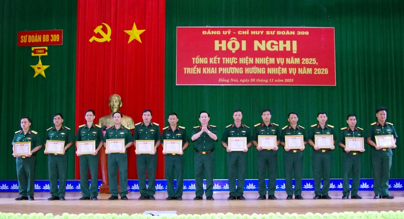 Sư đoàn 309 tổng kết nhiệm vụ năm 2025, triển khai phương hướng nhiệm vụ năm 2026