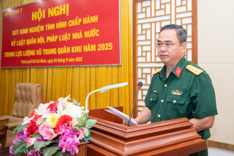 Năm 2025, lực lượng vũ trang Quân khu số vụ vi phạm giảm cả về số vụ và số người.