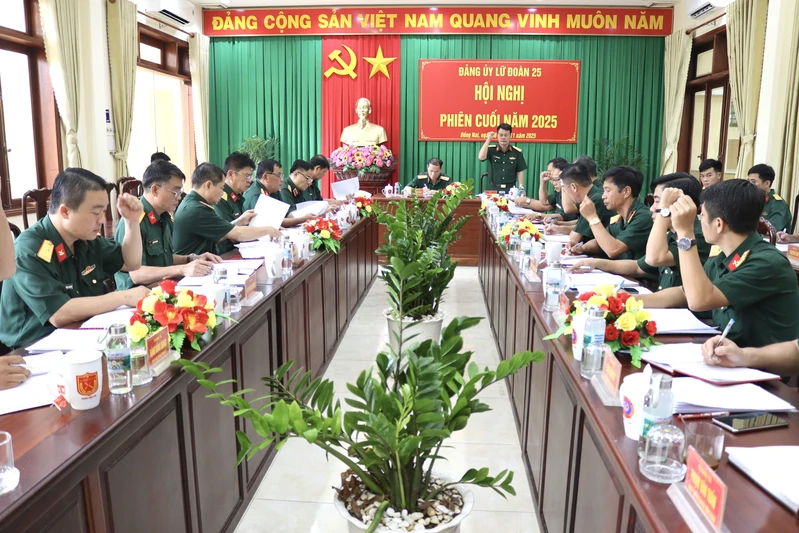 Đảng ủy Lữ đoàn 25 ra nghị quyết lãnh đạo thực hiện nhiệm vụ năm 2026