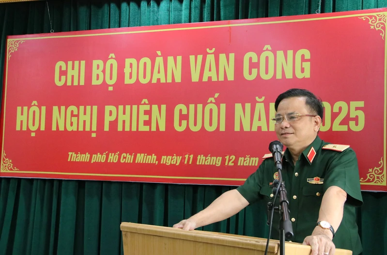 Chi bộ Đoàn Văn công hội nghị phiên cuối năm 2025
