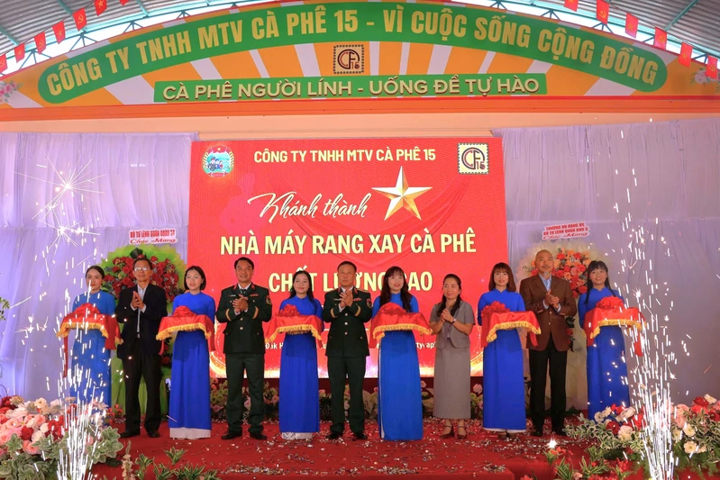 Công ty TNHH MTV cà phê 15 khánh thành Nhà máy rang xay cà phê chất lượng cao