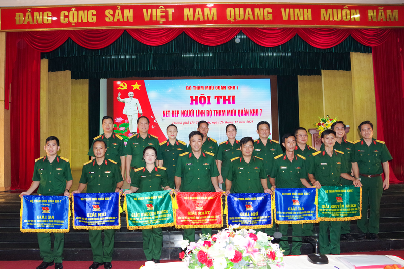 Hội thi “Nét đẹp người lính Bộ Tham mưu” Quân khu 7