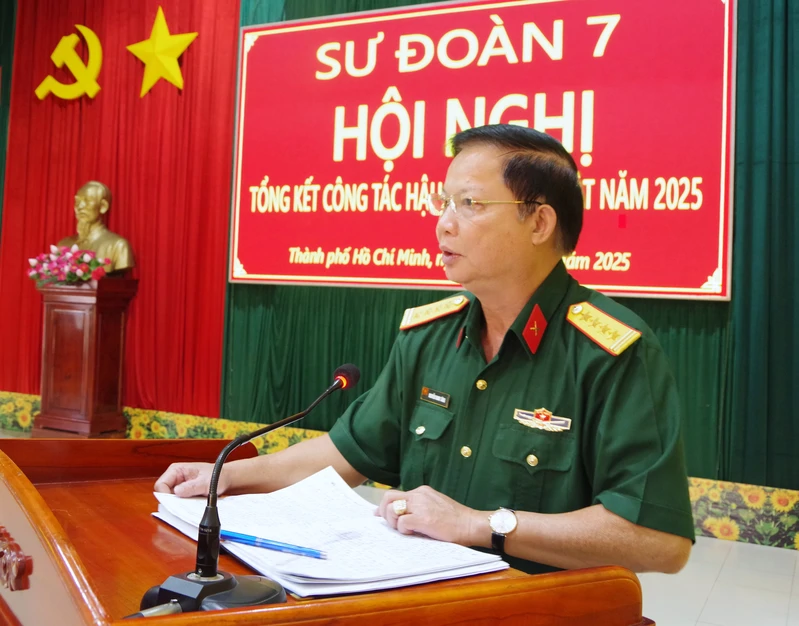 Sư đoàn 7 tổng kết công tác Hậu cần - Kỹ thuật năm 2025