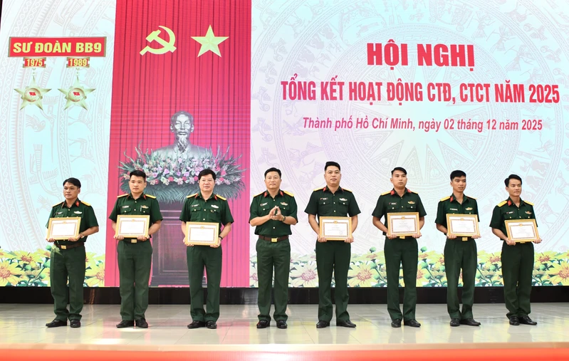 Sư đoàn 9 triển khai toàn diện, hiệu quả hoạt động công tác Đảng, công tác chính trị năm 2025
