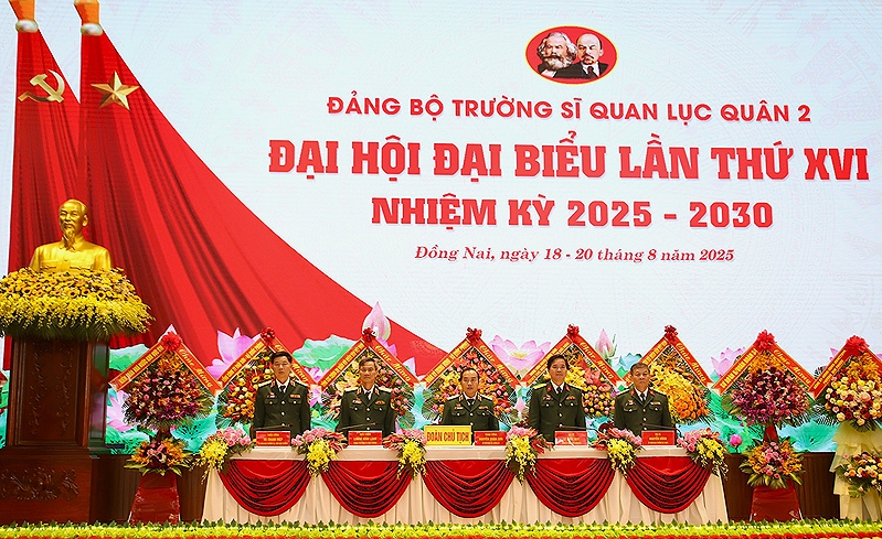 Đại hội đại biểu Đảng bộ Trường Sĩ quan Lục quân 2 thành công tốt đẹp