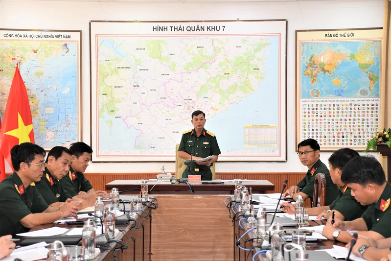 Quân khu 7 triển khai kế hoạch bảo đảm tổ chức Đại hội Liên đoàn Võ thuật Quân đội nhân dân Việt Nam
