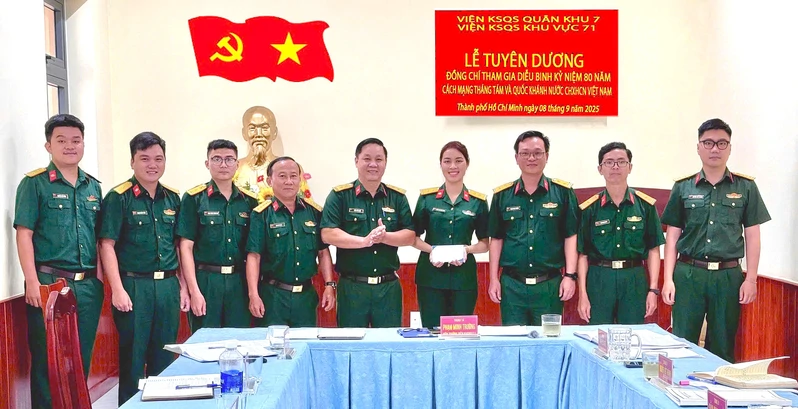 Viện Kiểm sát quân sự khu vực 71 biểu dương cán bộ hoàn thành xuất sắc nhiệm vụ A80