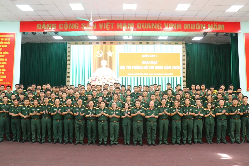 Quân khu 7 tổ chức hội thi phòng Hồ Chí Minh năm 2025
