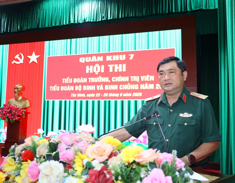 Bế mạc Hội thi Tiểu đoàn trưởng, Chính trị viên tiểu đoàn bộ binh và binh chủng năm 2025