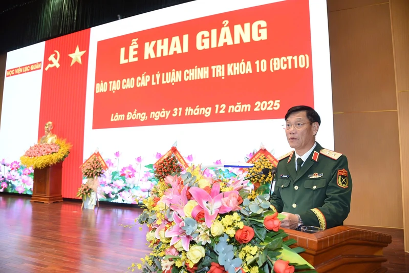 Học viện Lục quân khai giảng đào tạo Cao cấp lý luận chính trị khóa 10
