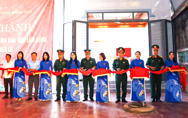 Bộ Chỉ huy Quân sự tỉnh Đồng Nai khánh thành nhà tại xã Cát Tiên
