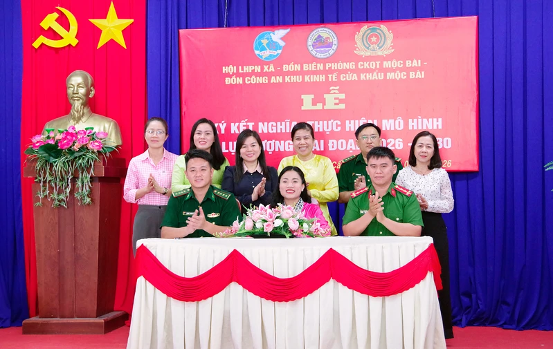 Bộ đội Biên phòng Tây Ninh: Kết nghĩa, thực hiện mô hình 03 lực lượng giai đoạn 2026 - 2030