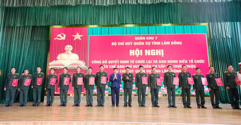 Tỉnh Lâm Đồng: Điều động sĩ quan, quân nhân chuyên nghiệp về Ban Chỉ huy Quân sự cấp xã