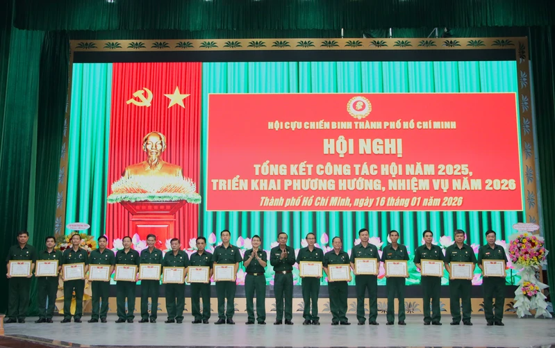 Hội Cựu chiến binh Thành phố Hồ Chí Minh tổng kết công tác Hội năm 2025
