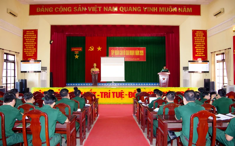 Sư đoàn 309 tập huấn cán bộ giai đoạn 1 năm 2026