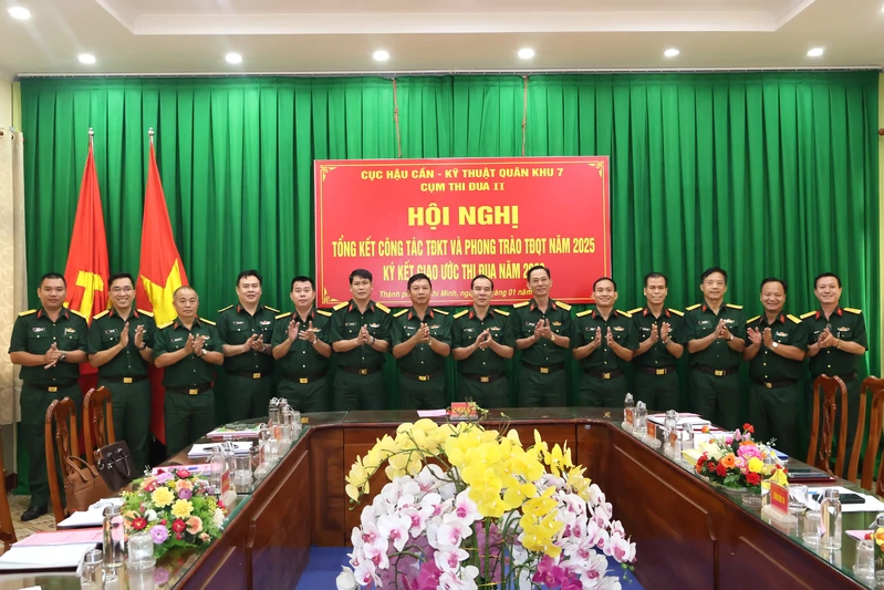 Cụm thi đua 2, Cục Hậu cần – Kỹ thuật Quân khu 7 tổng kết công tác thi đua khen thưởng và Phong trào Thi đua Quyết thắng năm 2025