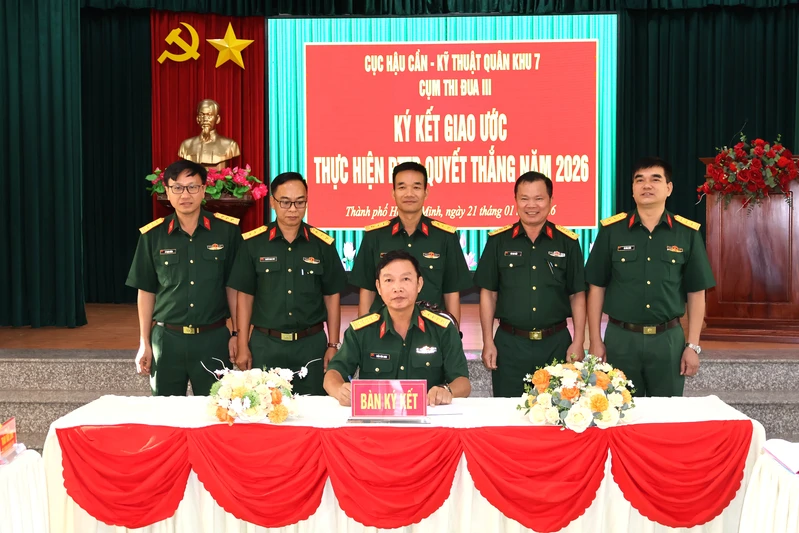 Cụm thi đua 3, Cục Hậu cần – Kỹ thuật Quân khu tổng kết công tác thi đua khen thưởng và Phong trào Thi đua Quyết thắng năm 2025