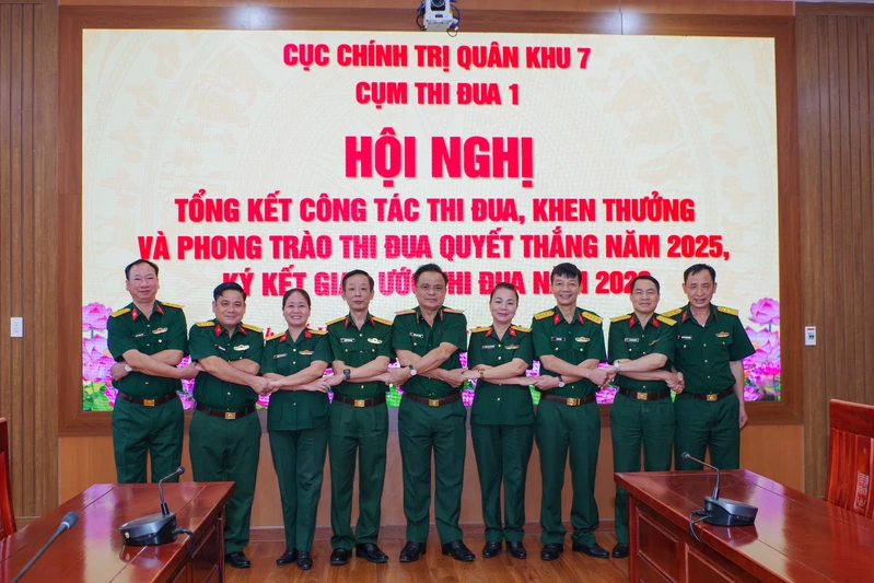 Cụm thi đua 1, Cục Chính trị Quân khu hoàn thành toàn diện các chỉ tiêu năm 2025
