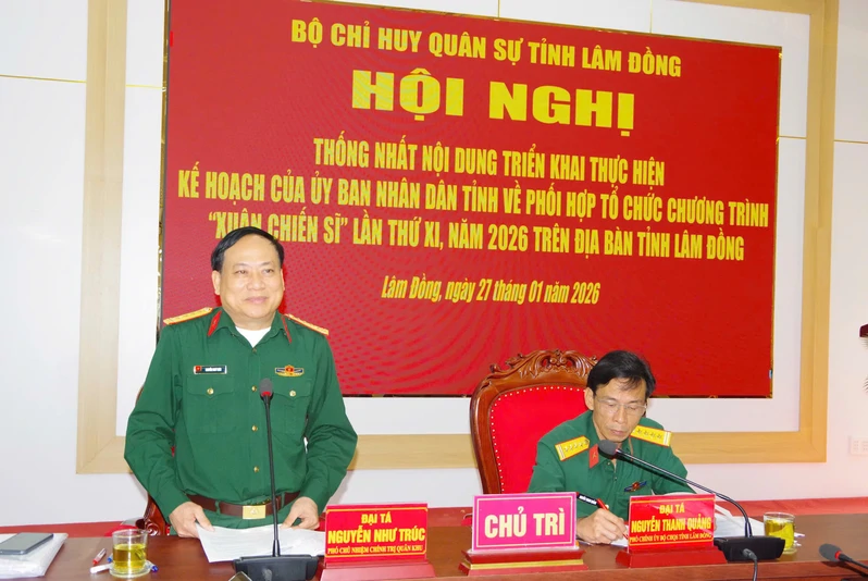 Hội nghị triển khai kế hoạch tổ chức Chương trình “Xuân Chiến sĩ” năm 2026
