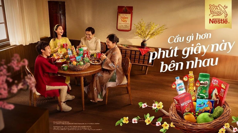Nestlé Việt Nam lan tỏa thông điệp "Trân quý từng khoảnh khắc sum vầy" trong dịp Tết 2026