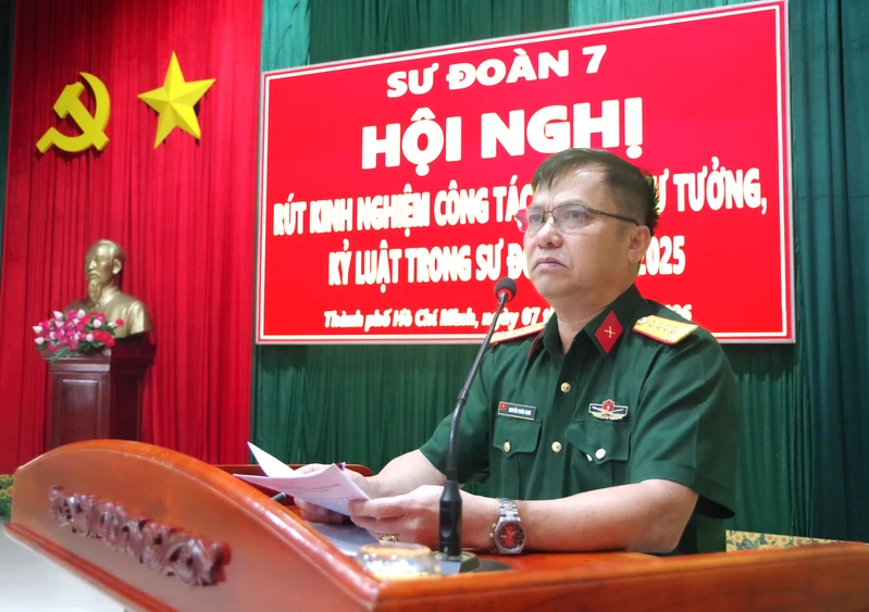 Sư đoàn 7: Quản lý tốt tư tưởng, kỷ luật của quân nhân