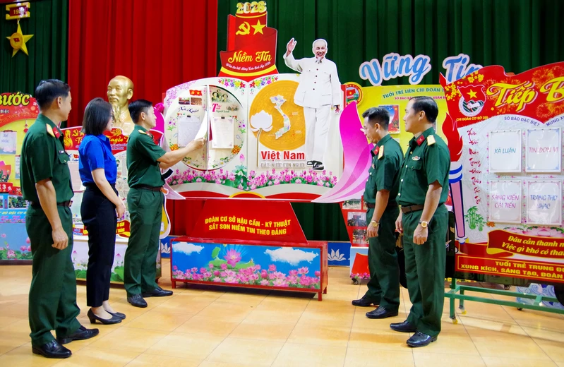 Sư đoàn 309 tổ chức Hội thi Bình báo Xuân năm 2026