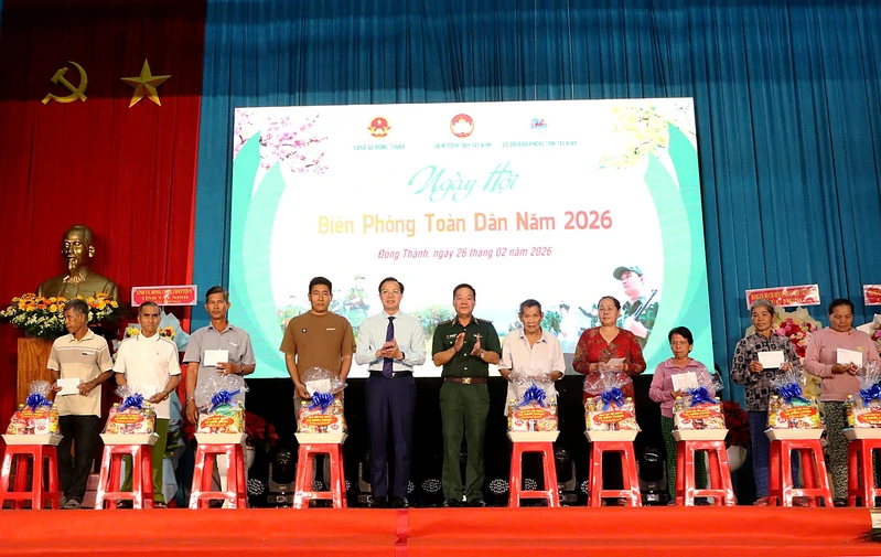 Bộ đội Biên phòng Tây Ninh tổ chức điểm ngày hội biên phòng toàn dân năm 2026 