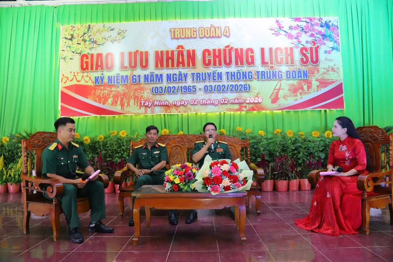 Trung đoàn 4, Sư đoàn 5 giao lưu nhân chứng lịch sử