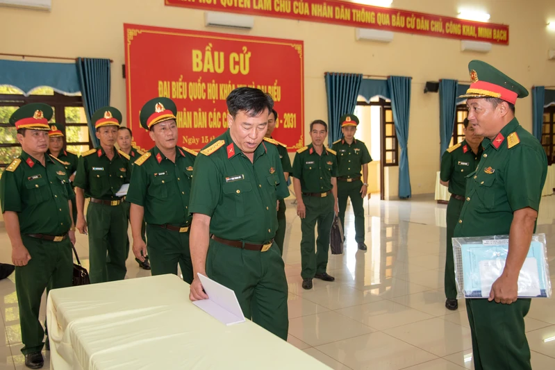 Sư đoàn 302 chuẩn bị tốt cho công tác bầu cử
