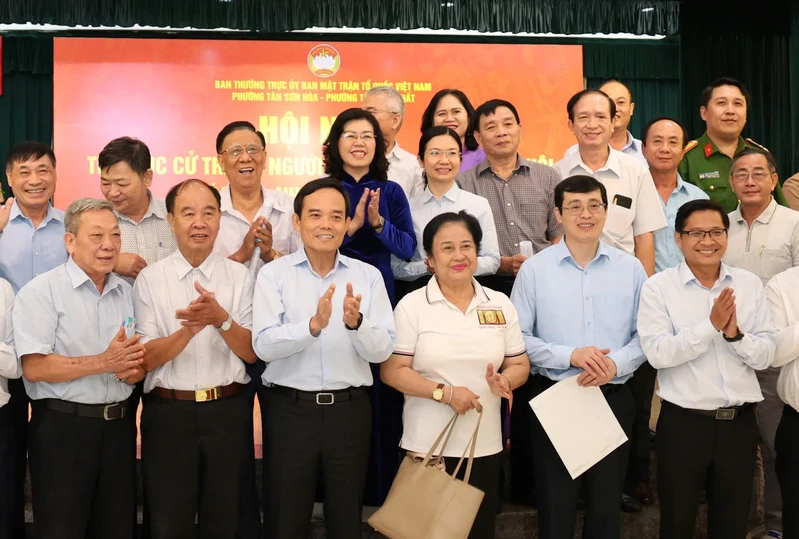 Ngày hội toàn dân phường Tân Sơn Hòa: Lá phiếu niềm tin chung tay xây dựng phường hạnh phúc
