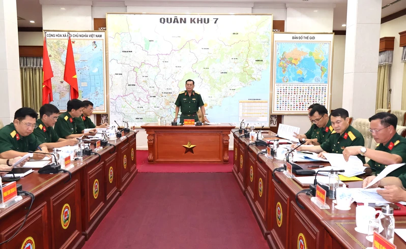 Bộ Tư lệnh Quân khu 7 giao nhiệm vụ tham gia hội thi “Doanh trại chính quy, xanh, sạch, đẹp” Trung đoàn bộ binh đủ quân cấp Bộ Quốc phòng năm 2026