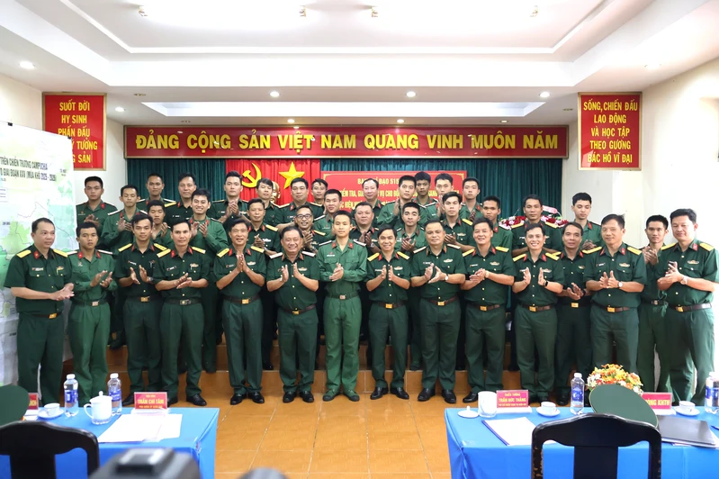 Ban chỉ đạo 515 Quân khu 7 thăm, kiểm tra, giao nhiệm vụ cho Đội K70 