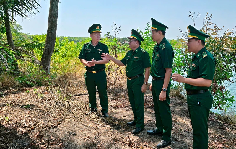 Bộ đội Biên phòng Tây Ninh khảo sát phạm vi cửa khẩu cảng, thành lập Trạm Kiểm soát Biên phòng