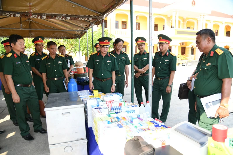 Ban Chỉ đạo 515 tỉnh Tây Ninh thăm, kiểm tra các đội K trước khi lên đường làm nhiệm vụ