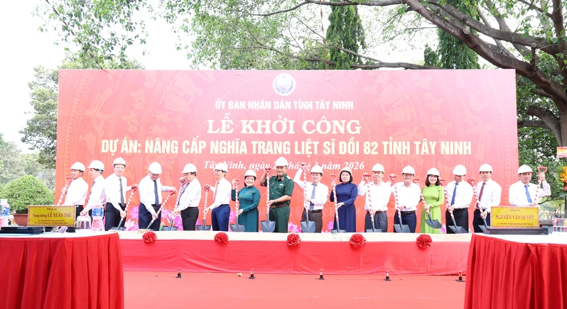 Tây Ninh: Khởi công Dự án nâng cấp Nghĩa trang liệt sĩ Đồi 82