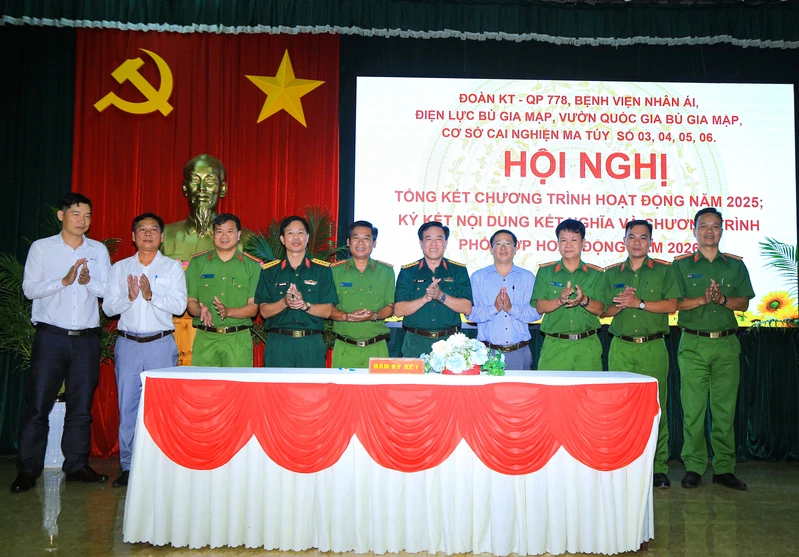 Đoàn Kinh tế - Quốc phòng 778 ký kết chương trình hành động năm 2026 với các đơn vị kết nghĩa 