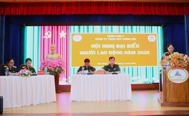 Hội nghị đại biểu người lao động năm 2026 Công ty TNHH MTV Đông Hải
