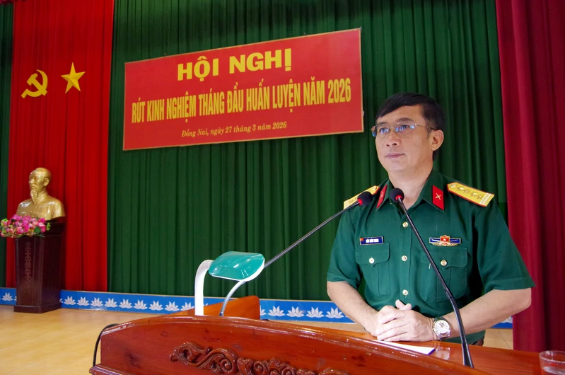 Sư đoàn 309 rút kinh nghiệm tháng đầu huấn luyện năm 2026